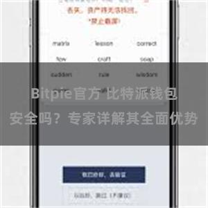 Bitpie官方 比特派钱包安全吗？专家详解其全面优势