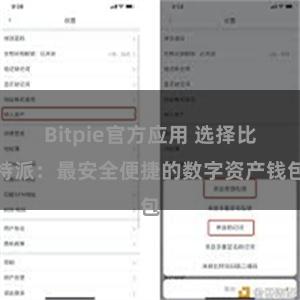 Bitpie官方应用 选择比特派：最安全便捷的数字资产钱包