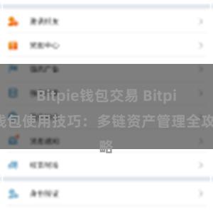 Bitpie钱包交易 Bitpie钱包使用技巧：多链资产管理全攻略