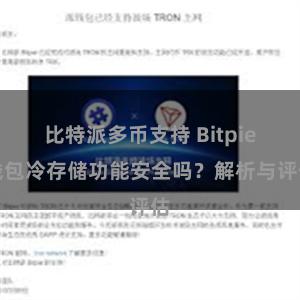 比特派多币支持 Bitpie钱包冷存储功能安全吗？解析与评估