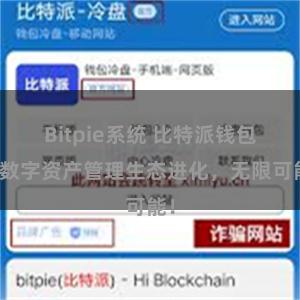 Bitpie系统 比特派钱包：数字资产管理生态进化，无限可能！