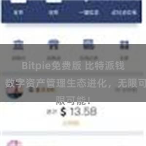 Bitpie免费版 比特派钱包：数字资产管理生态进化，无限可能！