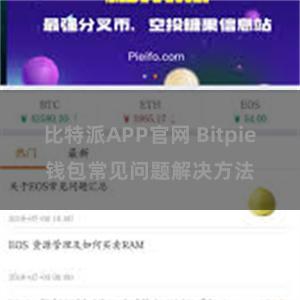 比特派APP官网 Bitpie钱包常见问题解决方法