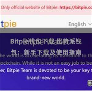 Bitpie钱包下载 比特派钱包：新手下载及使用指南