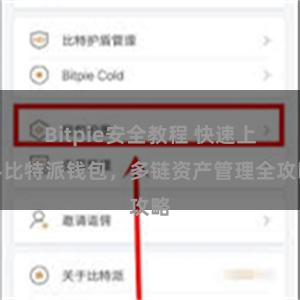 Bitpie安全教程 快速上手比特派钱包，多链资产管理全攻略