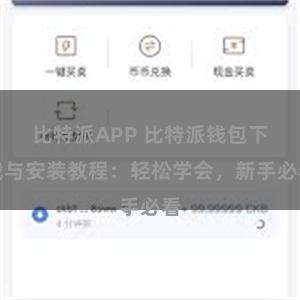 比特派APP 比特派钱包下载与安装教程：轻松学会，新手必看