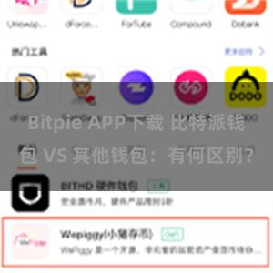 Bitpie APP下载 比特派钱包 VS 其他钱包：有何区别？