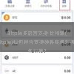 Bitpie多语言支持 比特派(Bitpie)钱包是否支持硬件钱包对接？