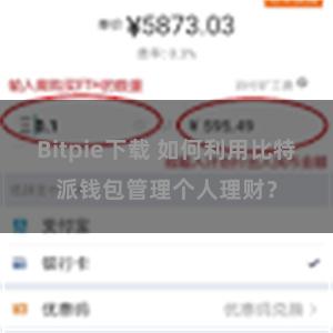 Bitpie下载 如何利用比特派钱包管理个人理财？